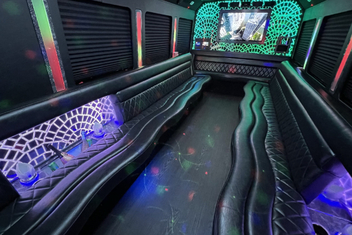 Kennewick Limo Bus Interior