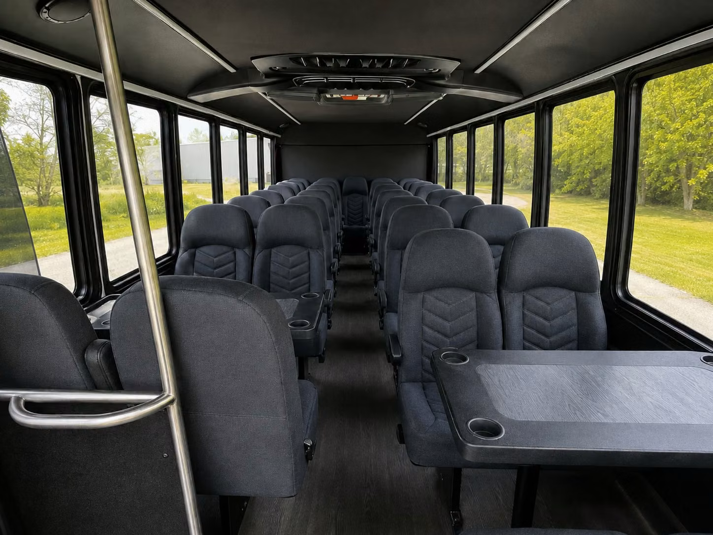 15 passenger minibus inside