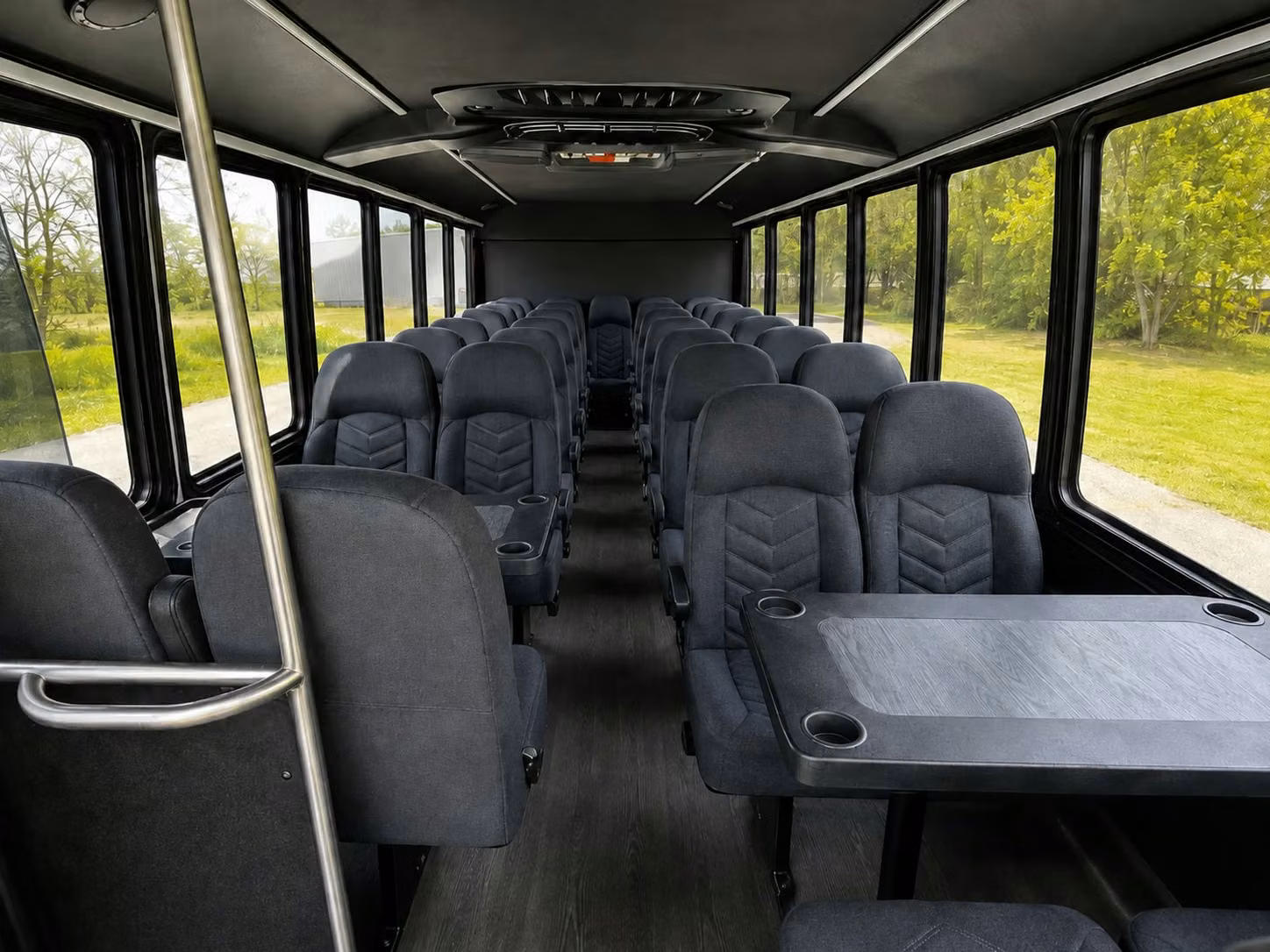 18 passenger minibus interior