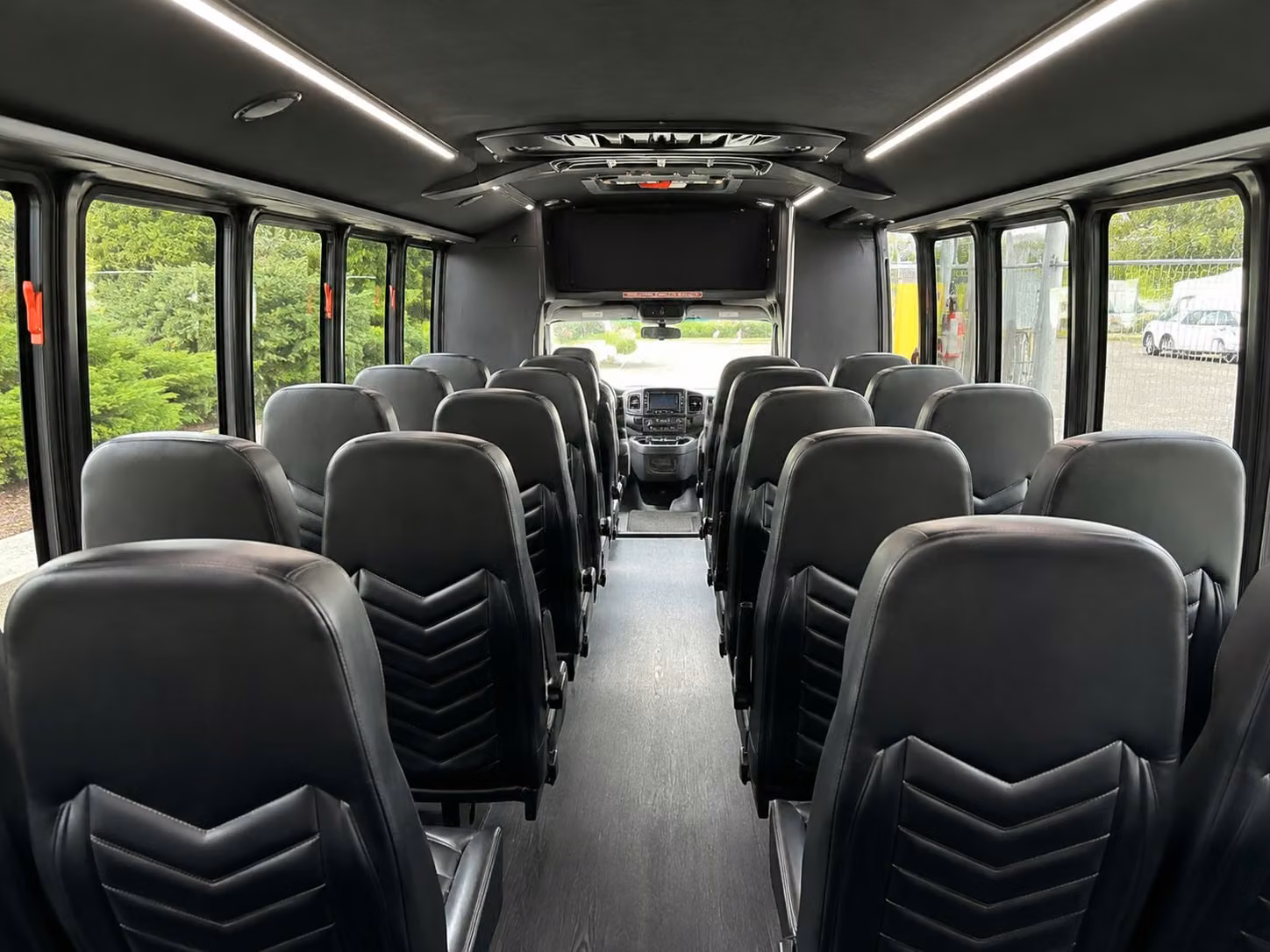 20 passenger minibus interior