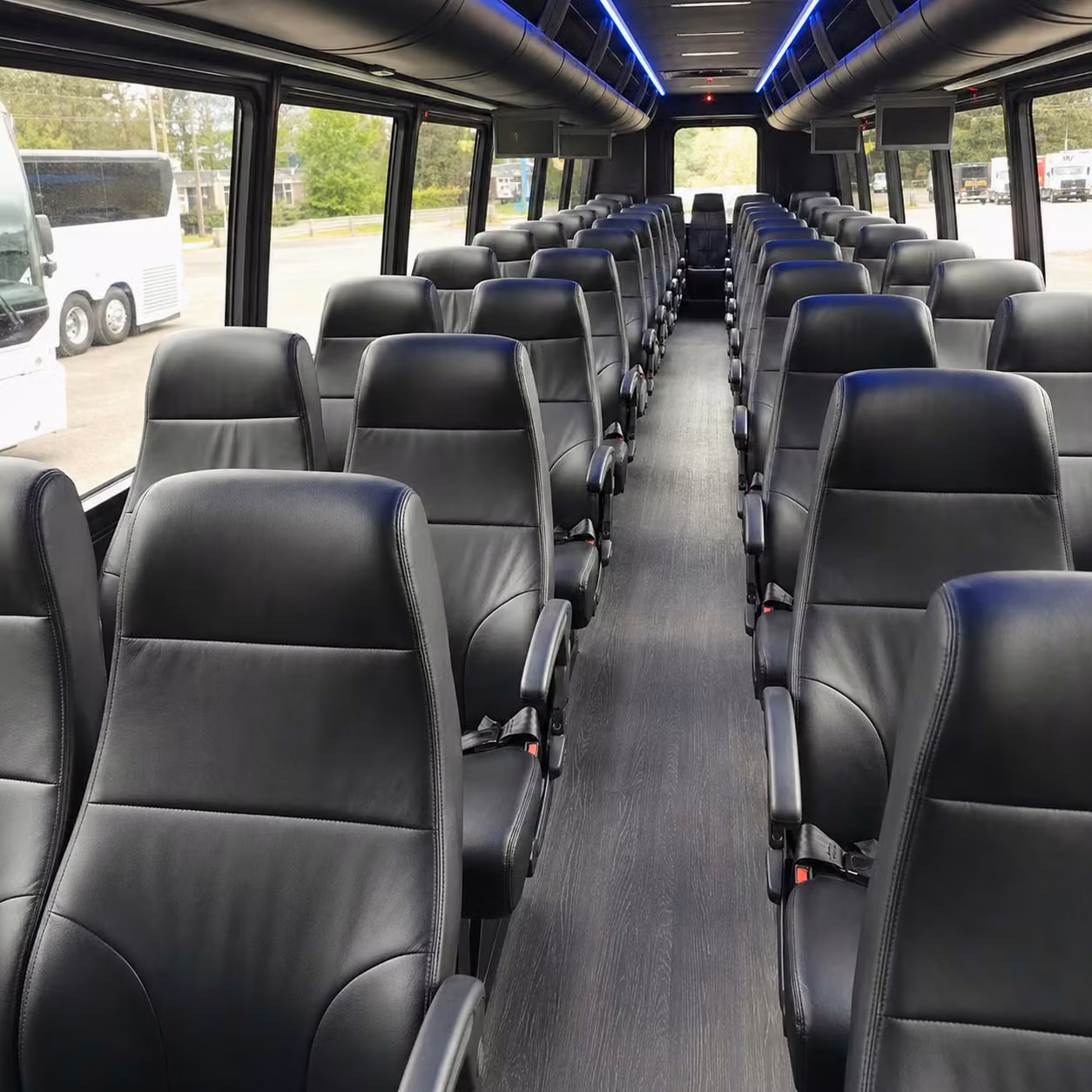 25 passenger minibus inside