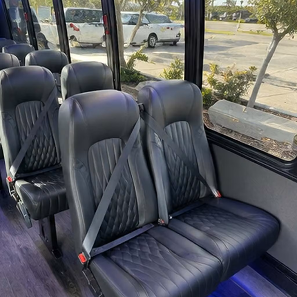 25 passenger minibus interior
