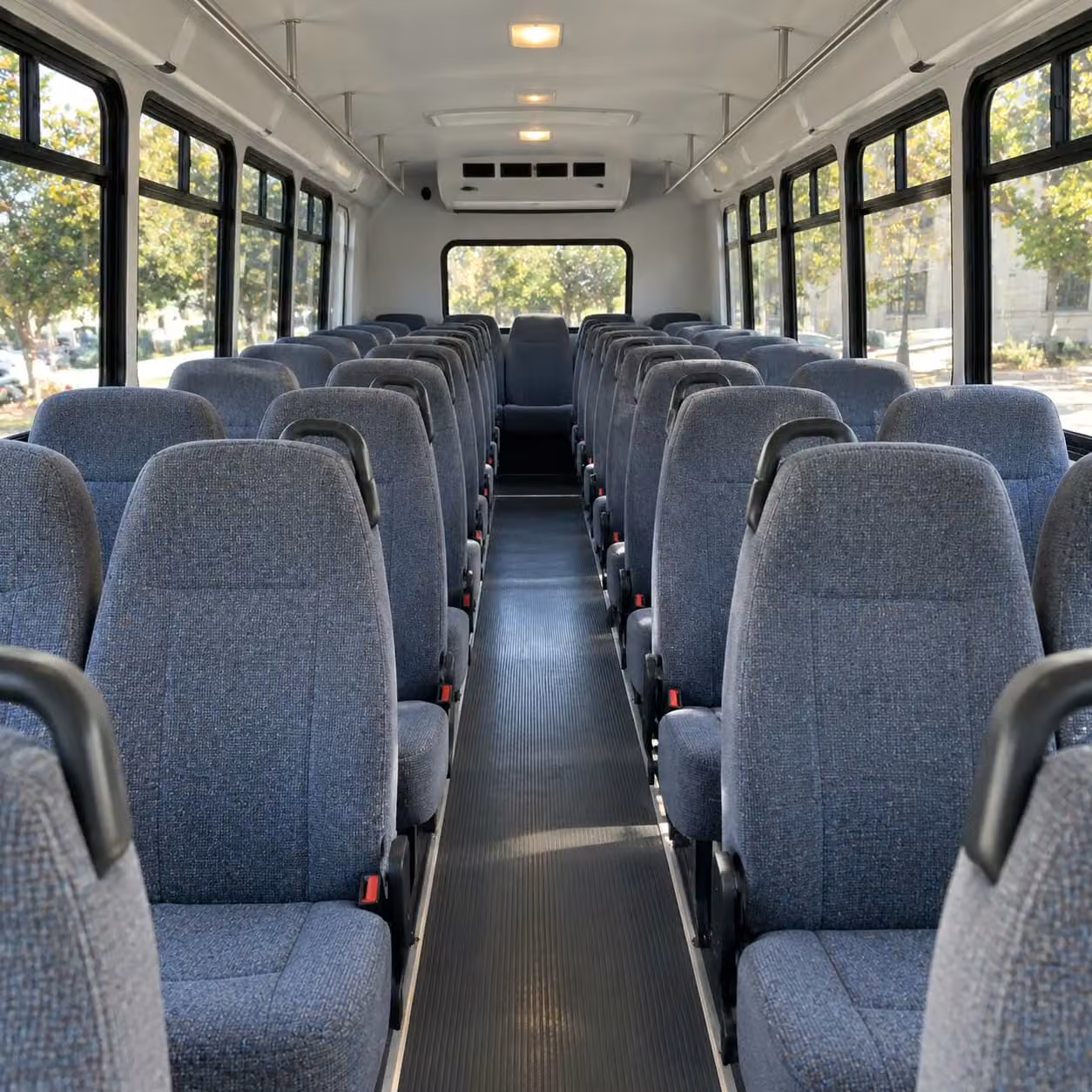 28 passenger minibus inside