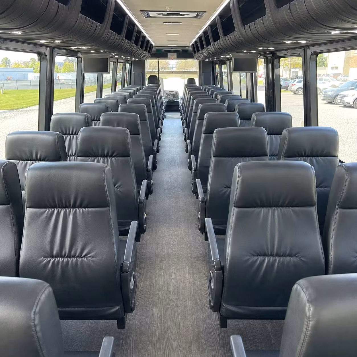 28 passenger minibus interior