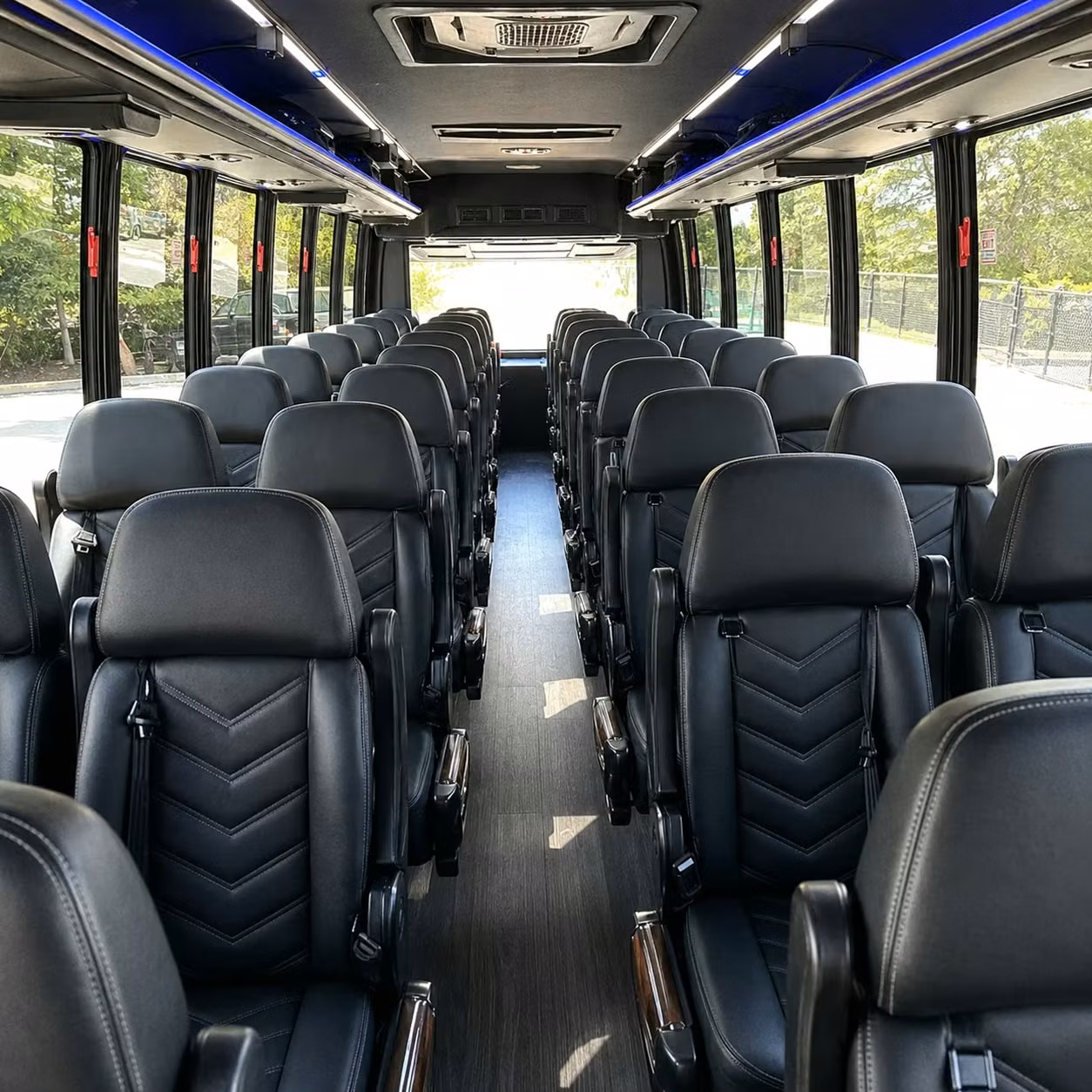 35 passenger minibus interior