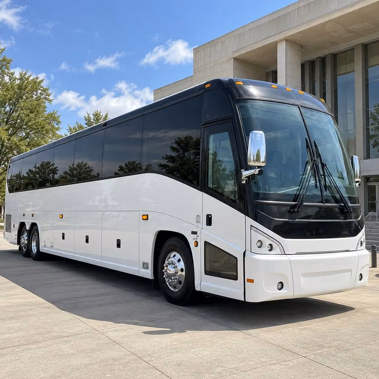 kennewick charter bus rental exterior