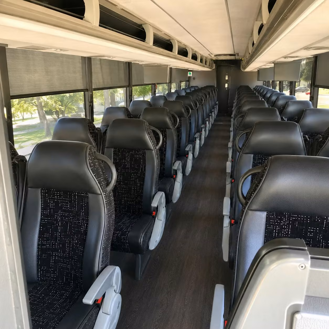 kennewick charter bus rental interior