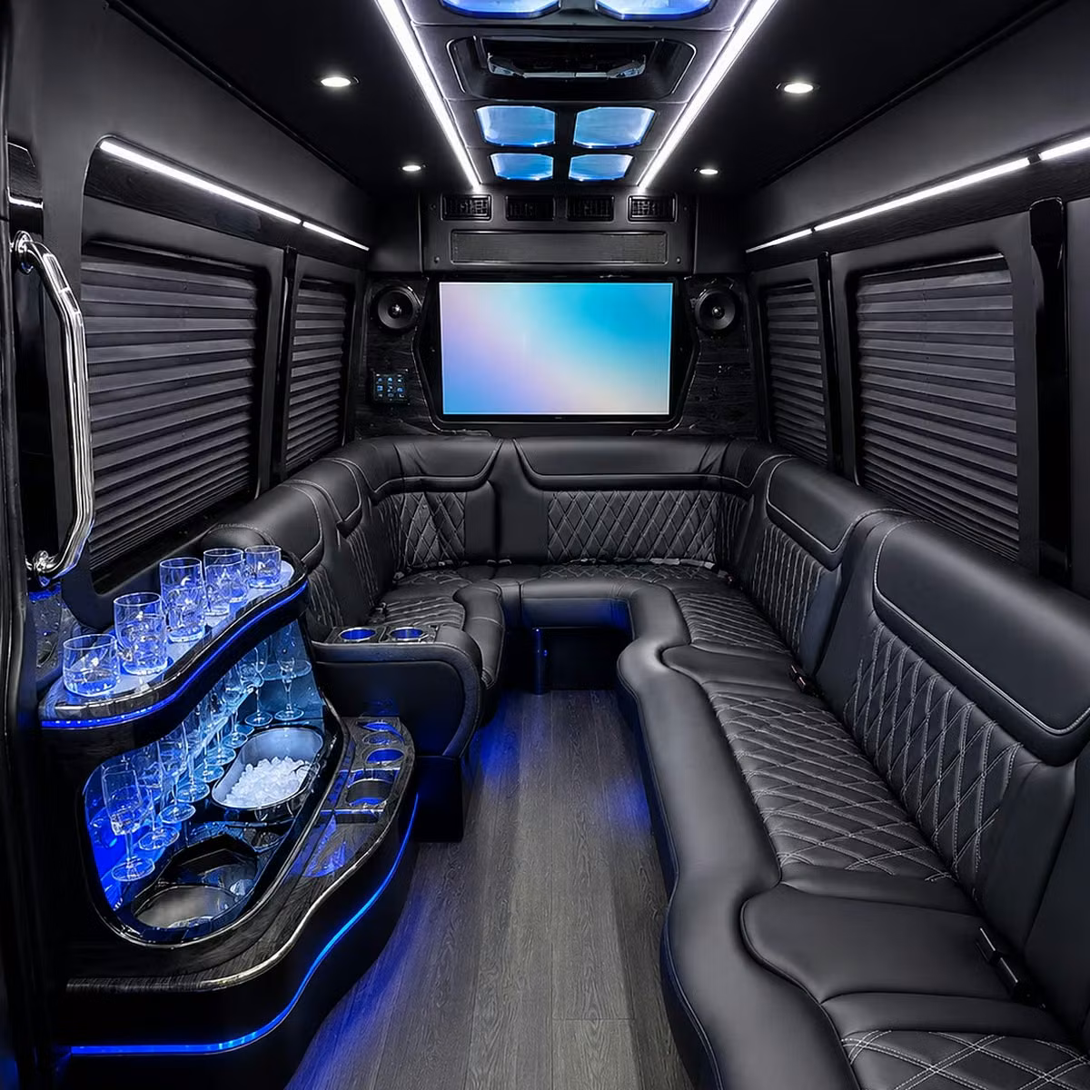 party bus interior