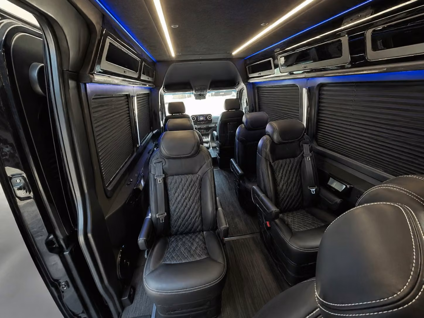 sprinter van with driver interior